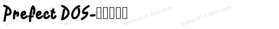 Prefect DOS字体转换